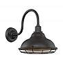 2_Newbridge 14 1/4" High Dark Bronze Outdoor Wall Light more views
