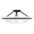 Newburgh 20" Wide Black Bowl Ceiling Light