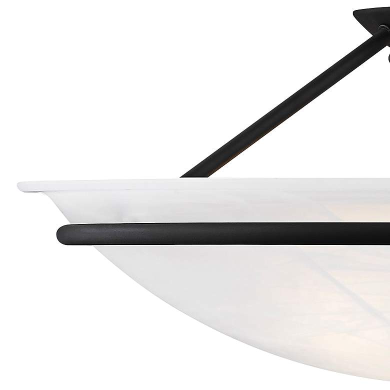 Image 4 Newburgh 20" Wide Black Bowl Ceiling Light more views