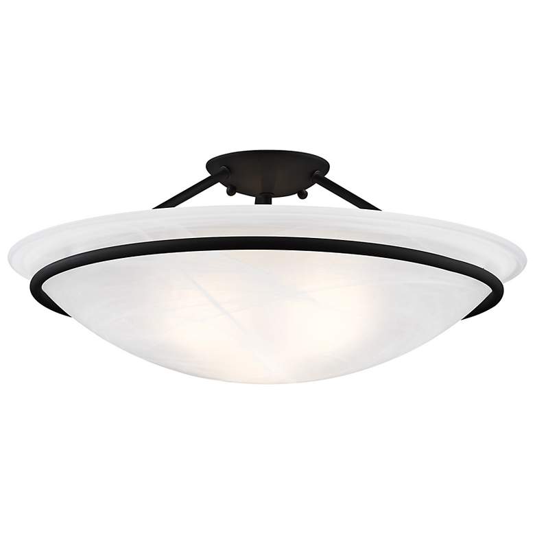 Image 6 Newburgh 20" Wide Black Bowl Ceiling Light more views