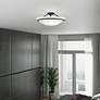 7_Newburgh 20" Wide Black Bowl Ceiling Light more views