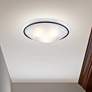 2_Newburgh 20" Wide Bronze Ceiling Light with Alabaster Glass