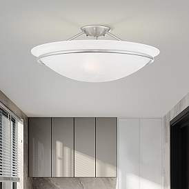 Image5 of Newburgh 3 Light Brushed Nickel Ceiling Mount more views