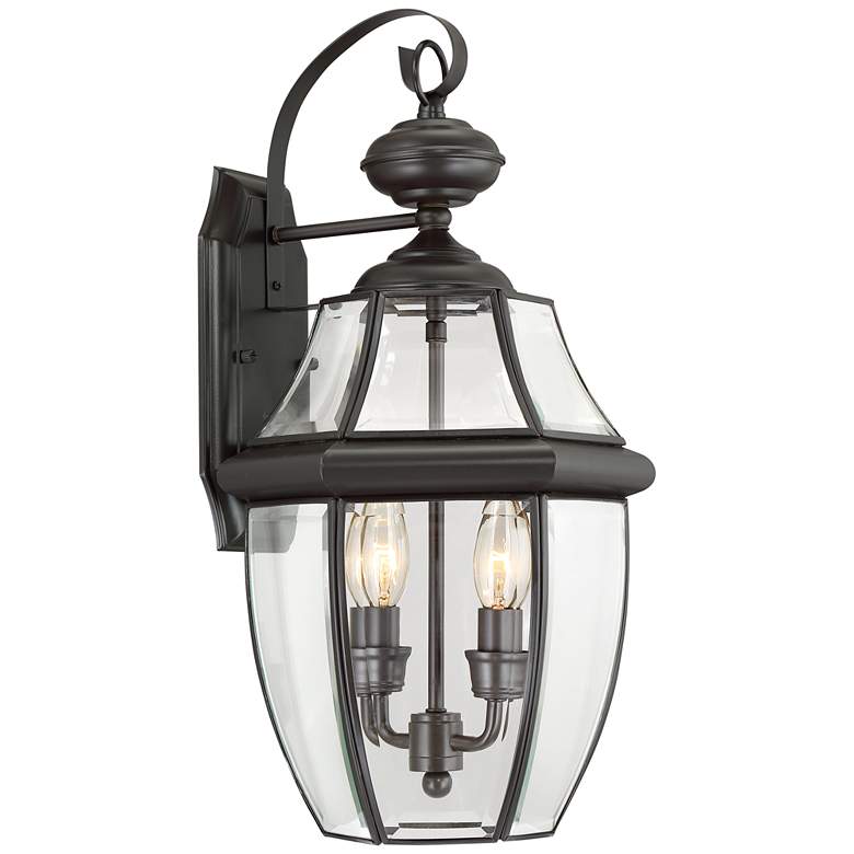 Image 2 Newbury 20" High Medici Bronze 2-Light Outdoor Wall Light