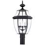 Thumbnail1 of Newbury 23" High Mystic Black 3-Light Outdoor Post Light