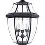 Thumbnail2 of Newbury 23" High Mystic Black 3-Light Outdoor Post Light more views