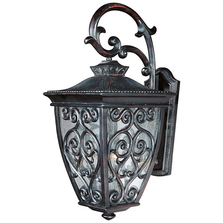 Image 1 Newbury 23 inch High Outdoor Wall Light in Oriental Bronze