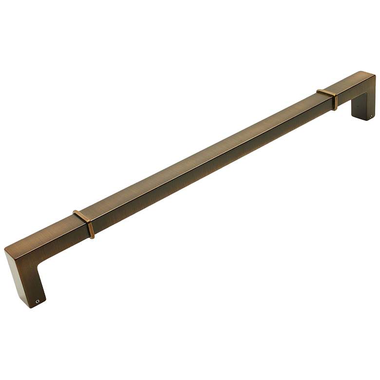 Image 1 Newbury Brushed English Metal 18 1/2" Wide Appliance Pull