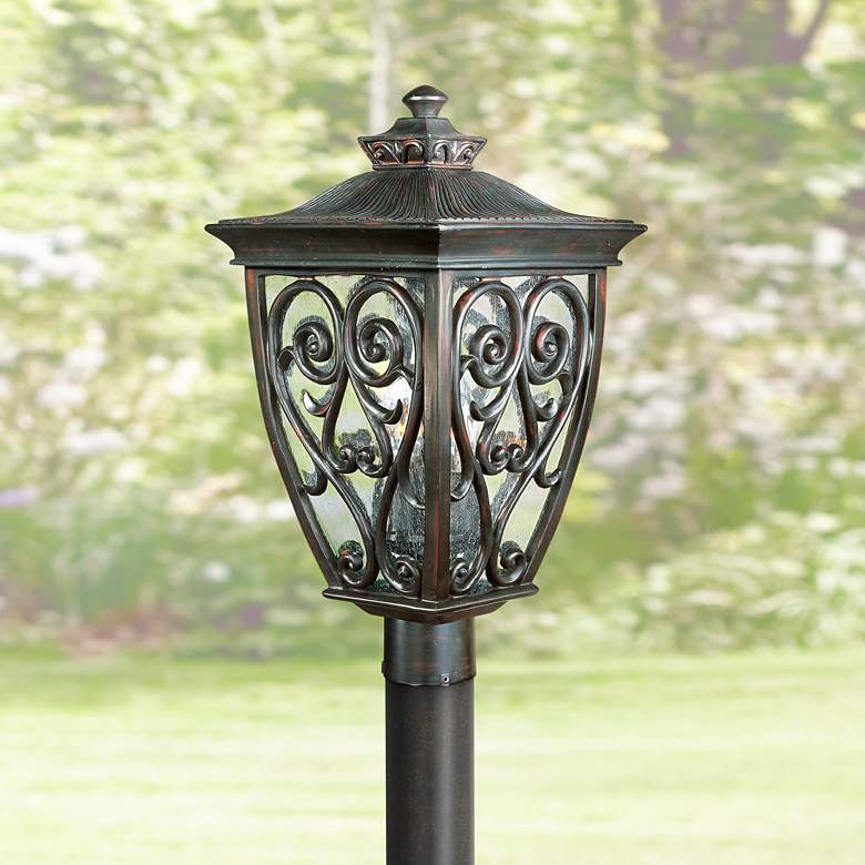 Image 1 Newbury Collection 21 1/2 inch High Outdoor Post Light