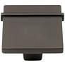 Newbury Oil-Rubbed Bronze 1 1/4" Wide Square Cabinet Knob
