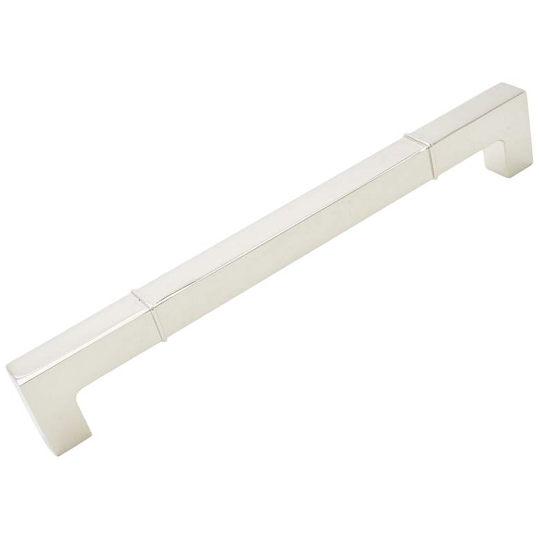 Image 1 Newbury Polished Nickel Metal 10 3/4" Wide Cabinet Pull