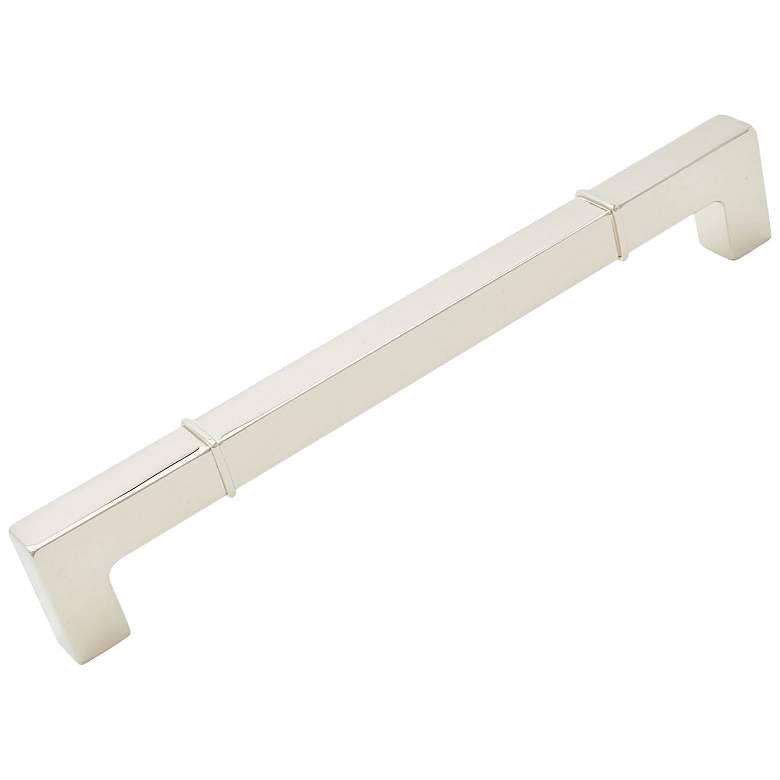 Image 1 Newbury Polished Nickel Metal 8 1/2" Wide Cabinet Pull