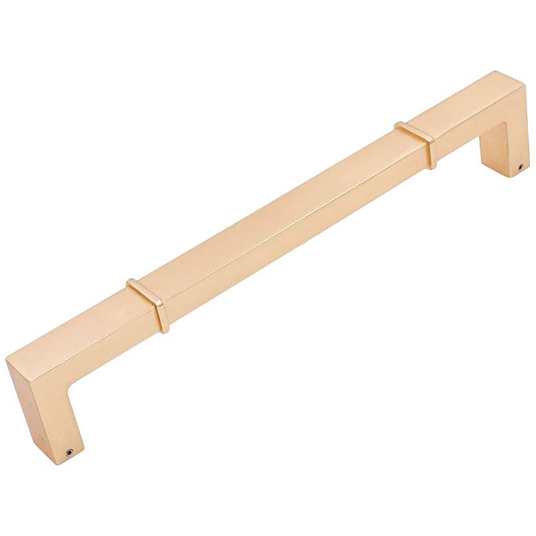 Image 1 Newbury Satin Gold Metal 12 3/4" Wide Appliance Pull