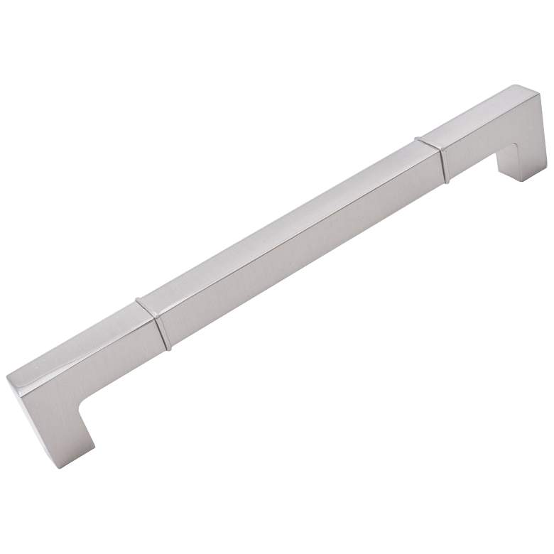 Image 1 Newbury Satin Nickel Metal 10 3/4" Wide Cabinet Pull