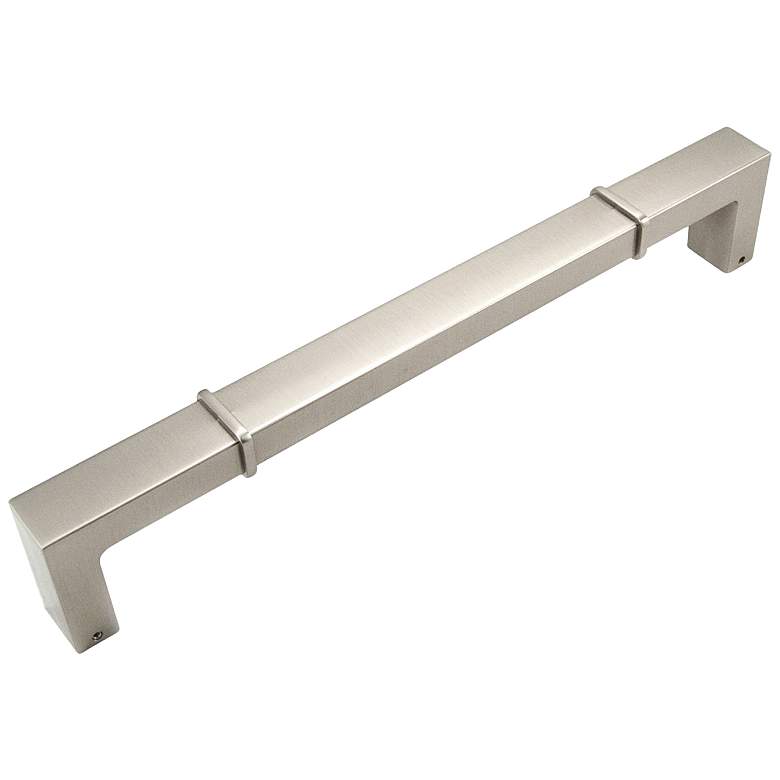 Image 1 Newbury Satin Nickel Metal 12 3/4" Wide Appliance Pull