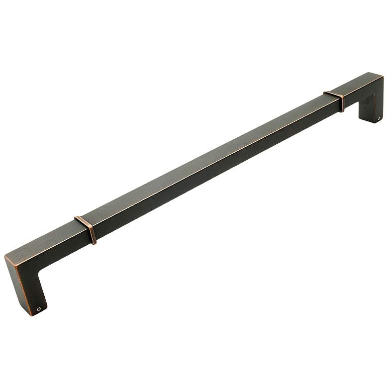 Image 1 Newbury Valencia Bronze Metal 18 1/2" Wide Appliance Pull