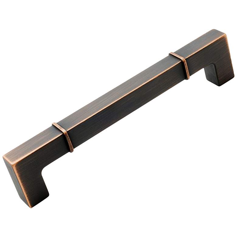 Image 1 Newbury Valencia Bronze Metal 6 1/2" Wide Cabinet Pull