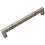 Newbury Weathered Nickel Metal 10 3/4" Wide Cabinet Pull