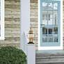Thumbnail3 of Newburyport 1 Light Antique Brass Outdoor Post Top Lantern more views