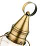 6_Newburyport 1 Light Antique Brass Outdoor Post Top Lantern more views