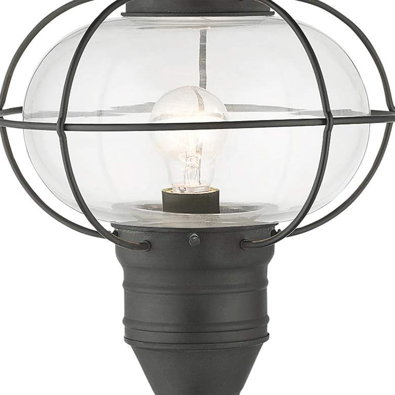 Image 4 Newburyport 1 Light Charcoal Outdoor Pendant Lantern more views