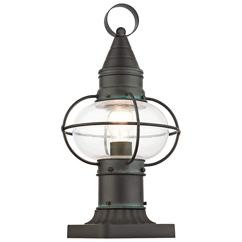 Image 6 Newburyport 1 Light Charcoal Outdoor Post Top Lantern more views