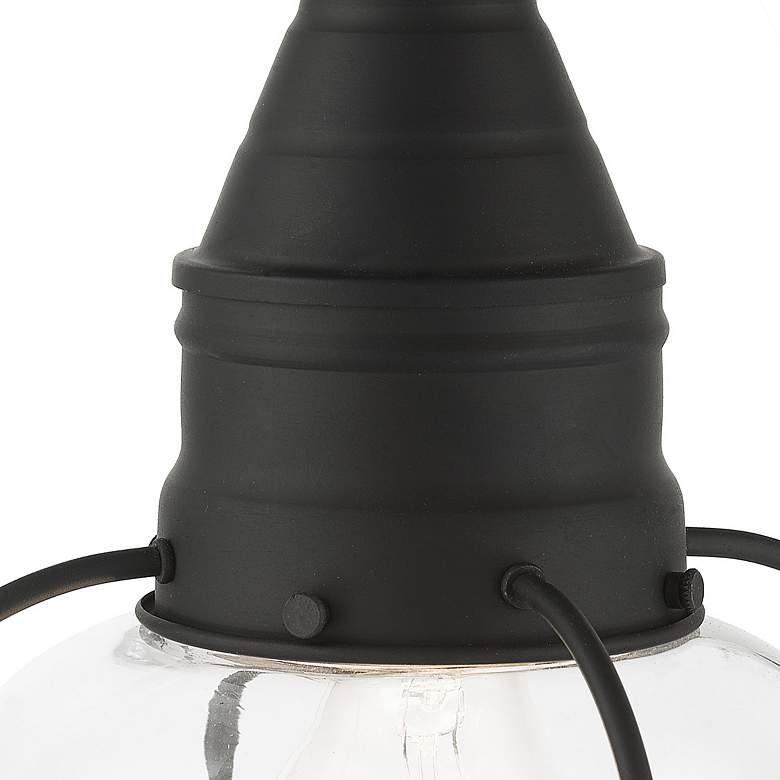 Image 5 Newburyport 11 3/4 inch High Black Outdoor Hanging Light more views