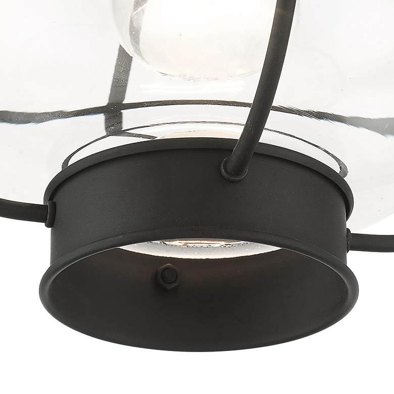 Image 6 Newburyport 11 3/4 inch High Black Outdoor Hanging Light more views