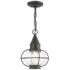 Newburyport 11 3/4" High Charcoal Outdoor Hanging Light