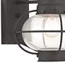 Thumbnail2 of Newburyport 14 3/4" High Black Outdoor Wall Light more views