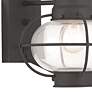 Newburyport 14 3/4" High Black Outdoor Wall Light