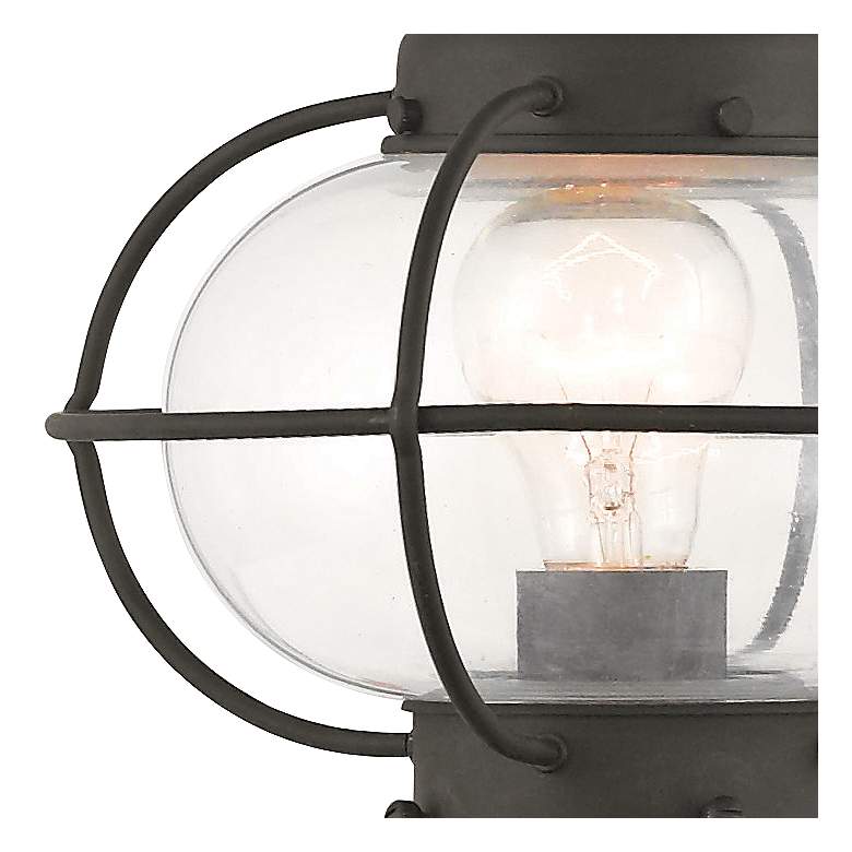 Image 2 Newburyport 15" High Black Outdoor Post Light more views