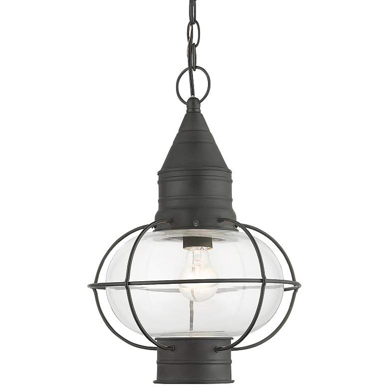 Image 3 Newburyport 16 3/4" High Charcoal Outdoor Hanging Light