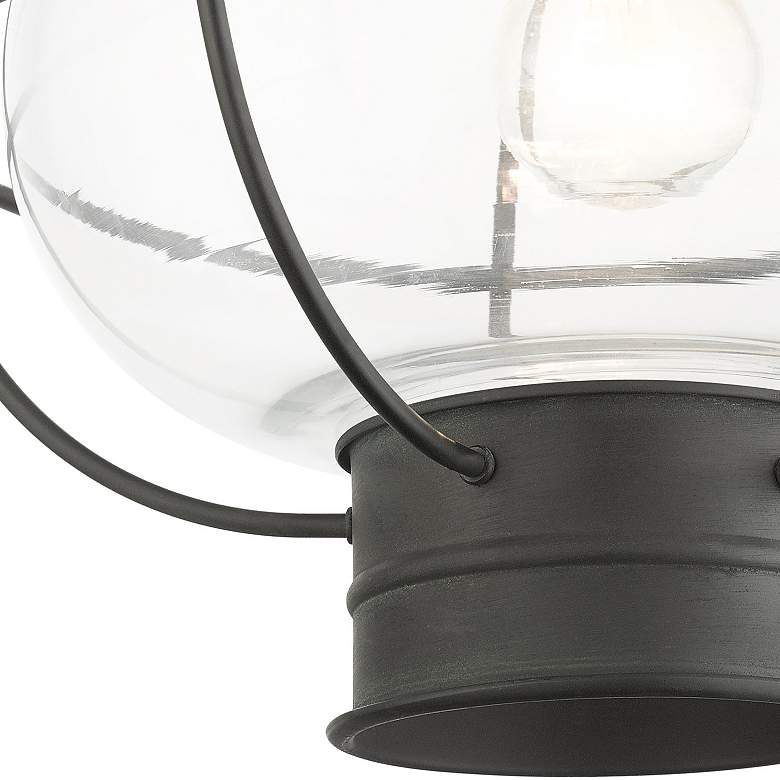 Image 6 Newburyport 16 3/4" High Charcoal Outdoor Hanging Light more views
