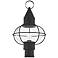 Newburyport 19 3/4" High Black Outdoor Lantern Post Light