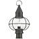 Newburyport 19 3/4" High Charcoal Outdoor Post Light