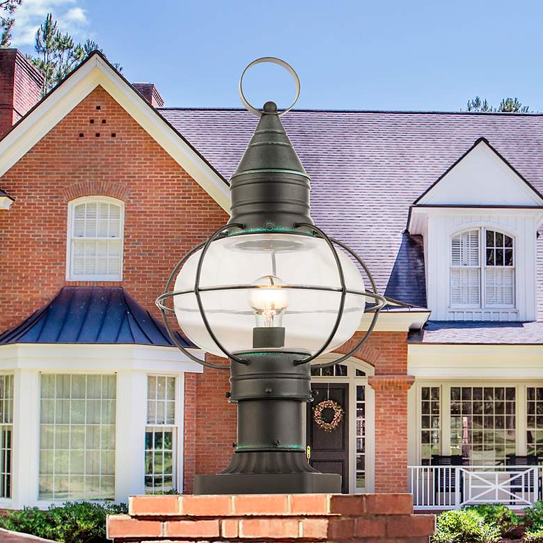 Image 1 Newburyport 19 3/4" High Charcoal Outdoor Post Light