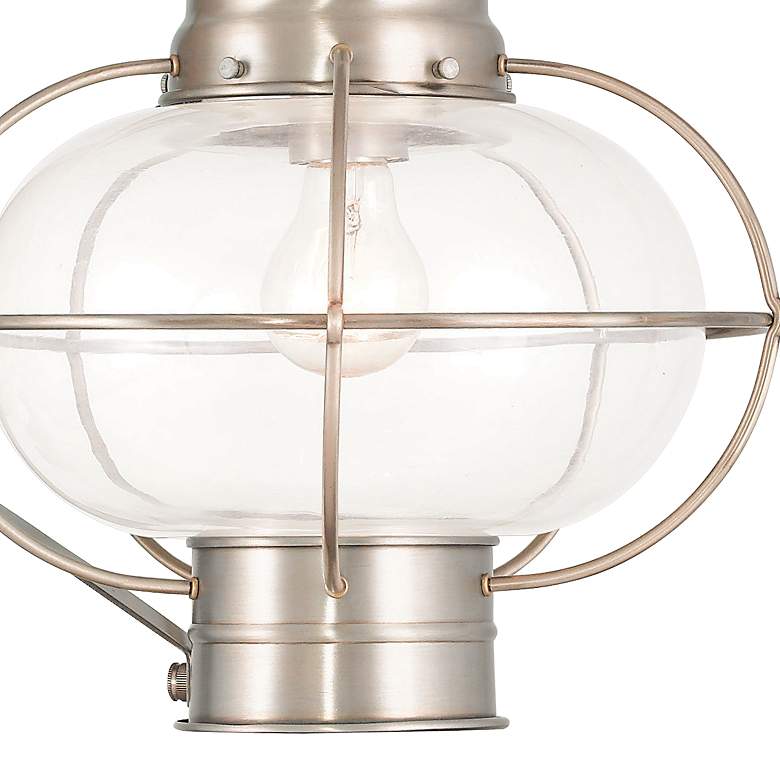 Image 2 Newburyport 20 3/4" High Brushed Nickel Outdoor Wall Light more views