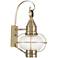 Newburyport 20 3/4"H Antique Brass Outdoor Wall Light
