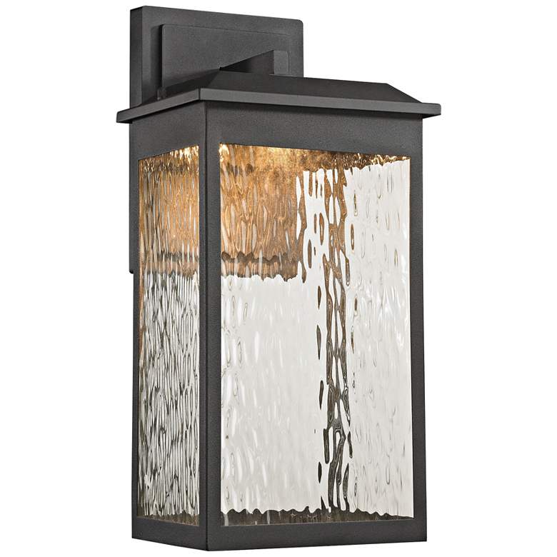 Image 1 Newcastle 17 inch High Matte Black LED Outdoor Wall Light