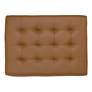 Thumbnail4 of Newel Caramel Brown Leather Ottoman more views