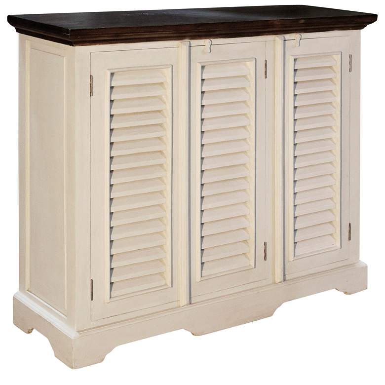 Image 1 Newhall 47.2 inch Wide Louver Door Traditional Cabinet