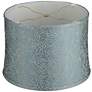 Newlin Blue Softback Drum Lamp Shade 13x14x10 (Washer)