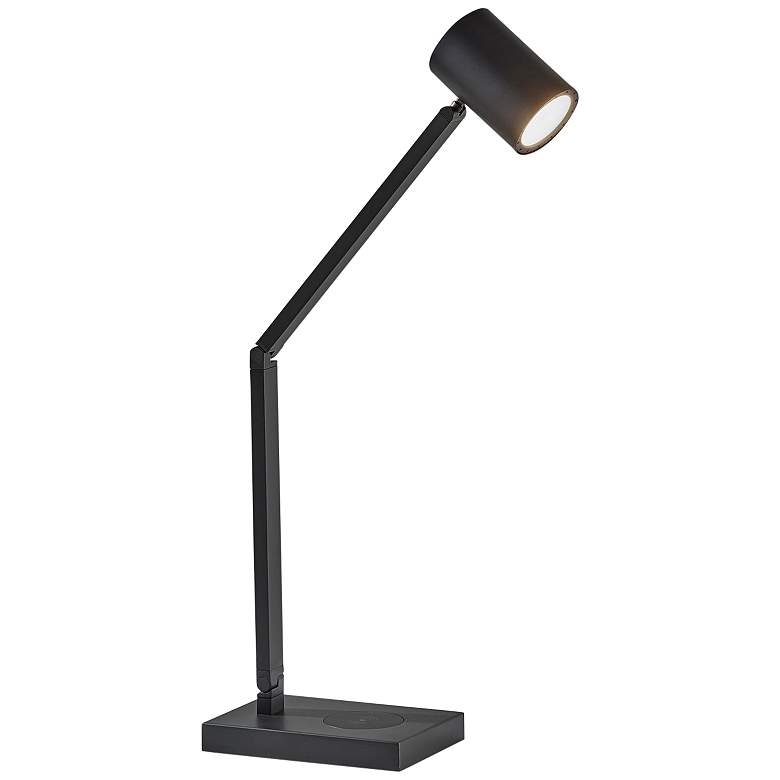 Image 1 Newman Bronze Touch Desk Lamp w/ USB Port Wireless Charging