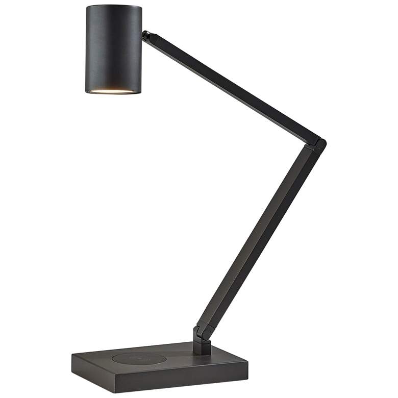 Image 5 Newman Bronze Touch Desk Lamp w/ USB Port Wireless Charging more views