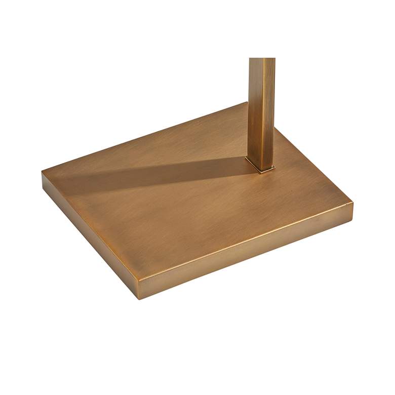 Image 7 Newman Lacquered Burnished Brass Metal Touch Task Floor Lamp more views
