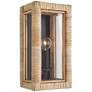 1_Newport 12 1/2" High Natural Rattan Wall Sconce