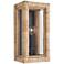 Newport 12 1/2" High Natural Rattan Wall Sconce