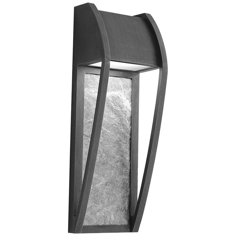 Image 1 Newport 13.75" Black LED Wall Sconce
