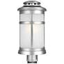 Newport 18 1/2"H Painted Brushed Steel Outdoor Post Light